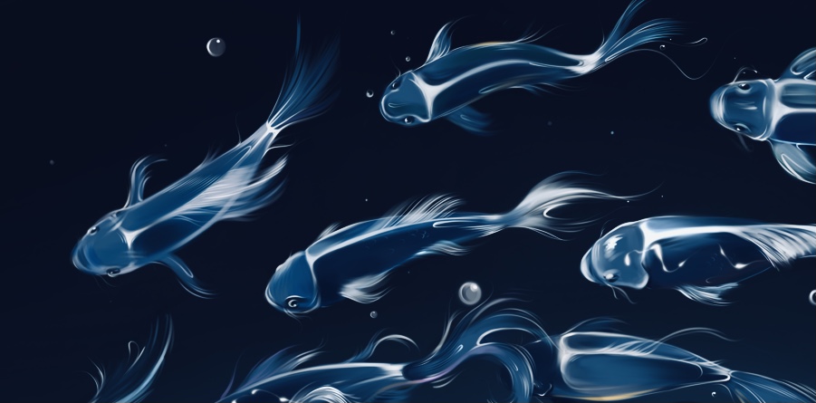 The deep dark blue thumbnail thumbnail